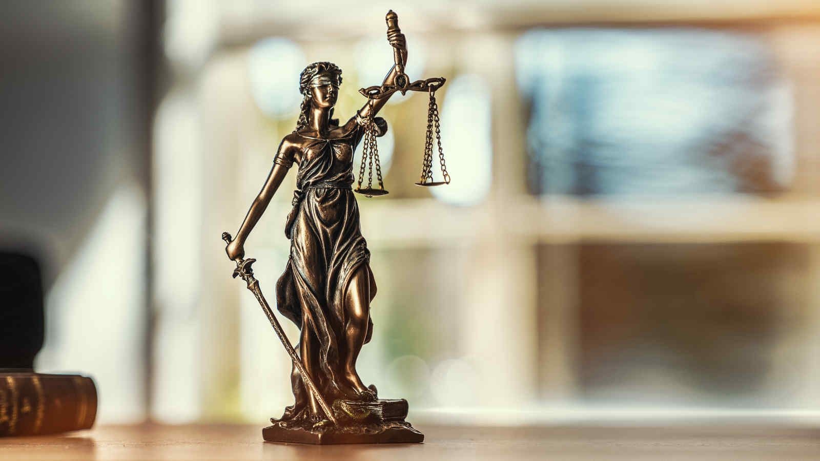 Justicia Statue - bildich für Strafrecht